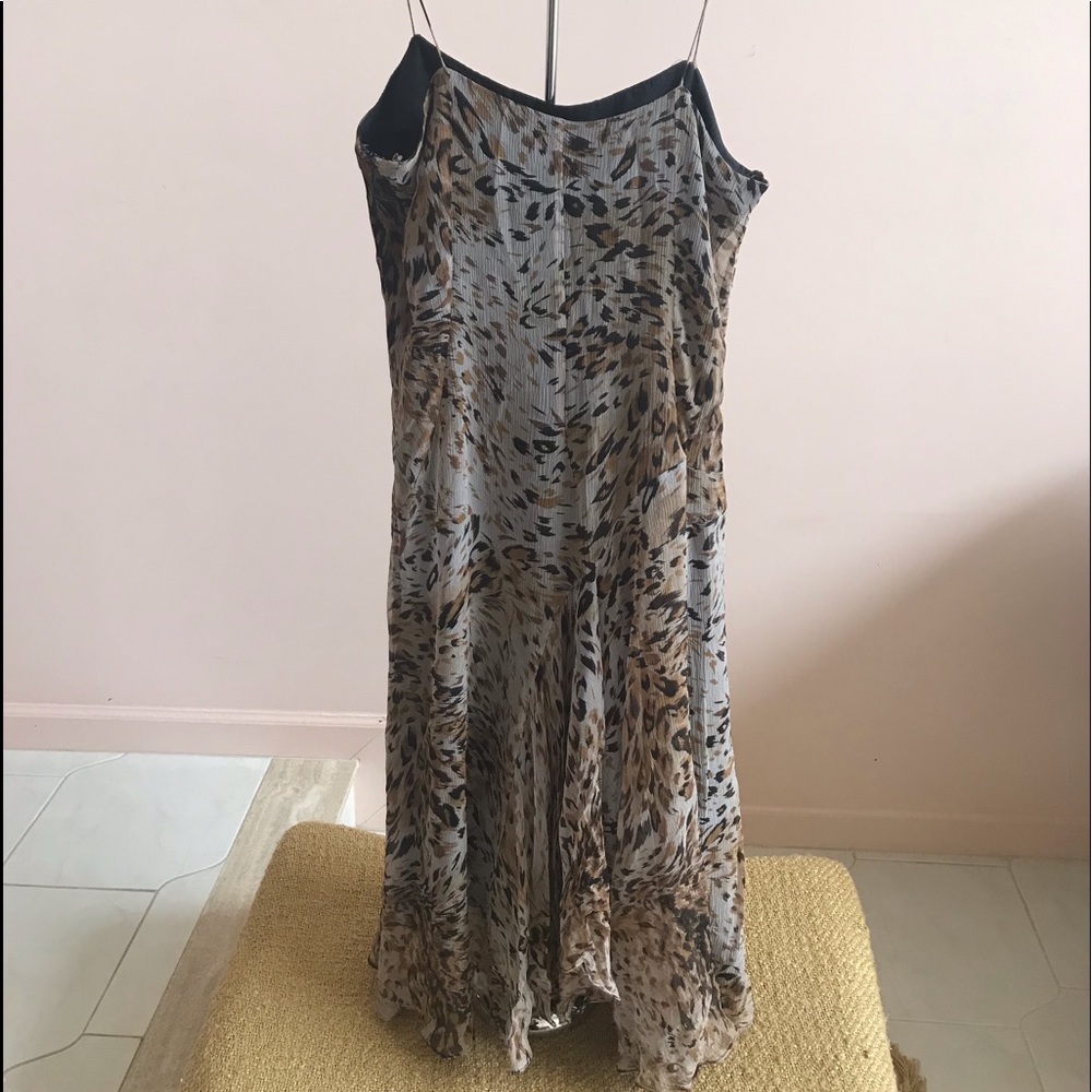 ECI cheetah flowy dress sz 6